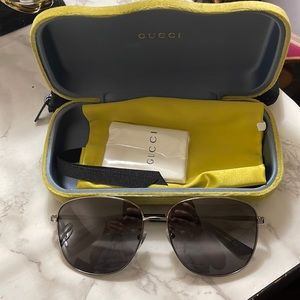 Authentic Gucci aviator sunglasses